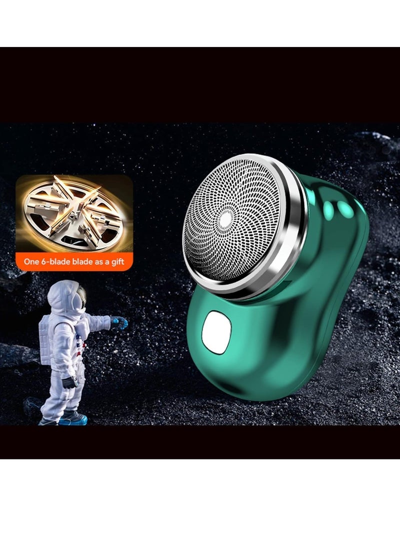 ELTRAZONE Electric Razor for Men, Newest Mini-Shave Portable Shaver, Pocket Size Shaver Wet and Dry Mens USB Rechargeable Easy One-Button Use Home,Car,Travel (SILVER) - Image 3