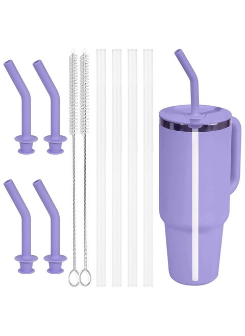 Cross-border Hydro Flask Water Cup Silicone Bite Valve Straw Replacement Piece Suitable For 20-40 Oz Straw Accessories-Color:Pink-Specifications:Elbow