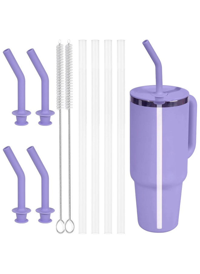 Cross-border Hydro Flask Water Cup Silicone Bite Valve Straw Replacement Piece Suitable For 20-40 Oz Straw Accessories-Color:Pink-Specifications:Elbow  - Image 1