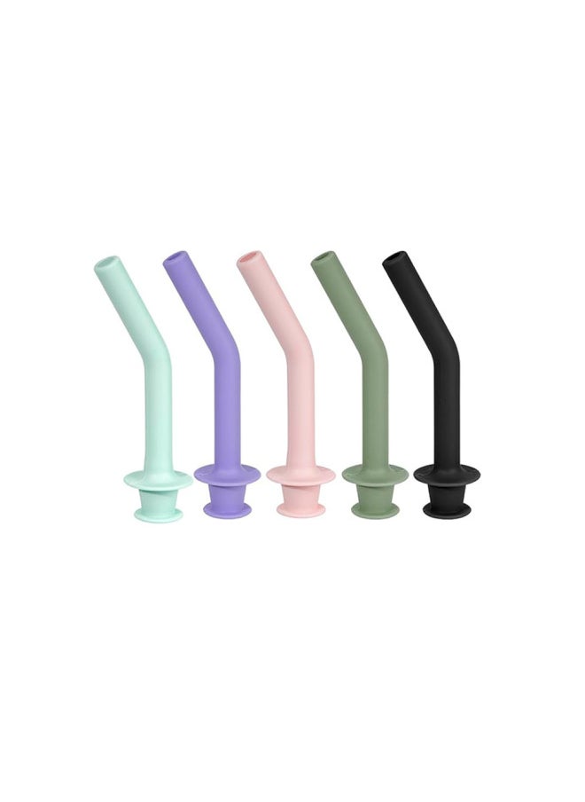 Cross-border Hydro Flask Water Cup Silicone Bite Valve Straw Replacement Piece Suitable For 20-40 Oz Straw Accessories-Color:Pink-Specifications:Elbow  - Image 5