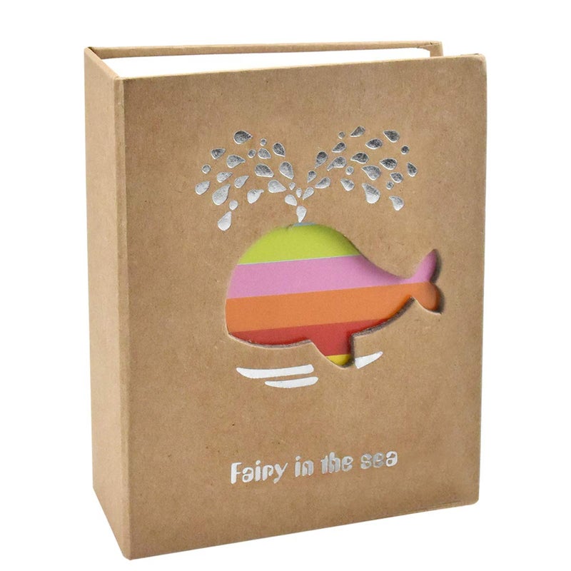 WEONE Photo Albums 6 X 4 Slip In Baby Photo Album Book 100 Pictures Family Memory Book for Travel Wedding