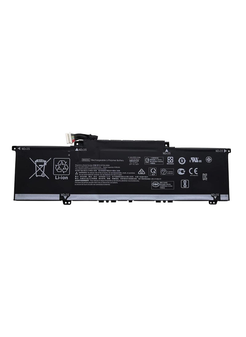 ماكس باور بطارية بديلة للكمبيوتر المحمول BN03XL HSTNN-DB9N L73965-271 L76985-271 L77034-005 لأجهزة HP Envy 13 13-ba 13-AR 13-AY Envy X360 15 2020 15-ED 15M-EE 15M-EE0013DX 15M-EE0023DX Series (11.55V 51Wh)  - Image 1