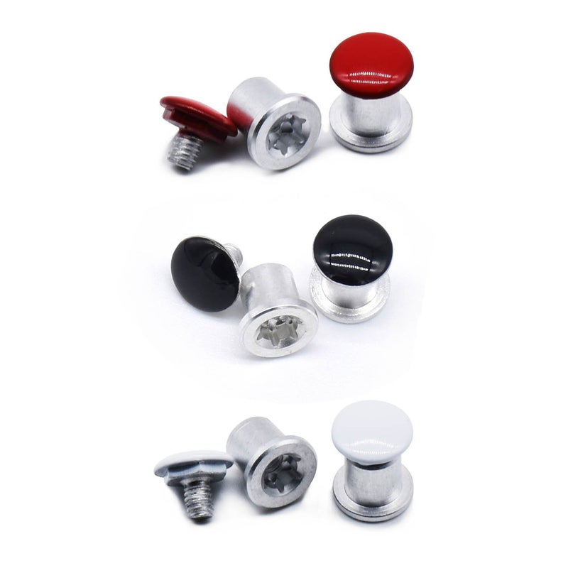 Generic HKUCO Replacement Red/Black/White 3 pairs Screws Stainless Steel For Oakley Jawbone  - Image 1