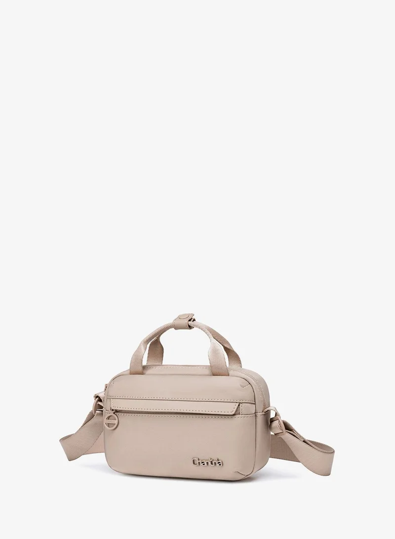 Premium Durable Lady’s Shoulder Bag Water Resistant Multifunctional Anti-Theft Sling Bag for Casual Travel Daily Out, CB00771-Khaki
