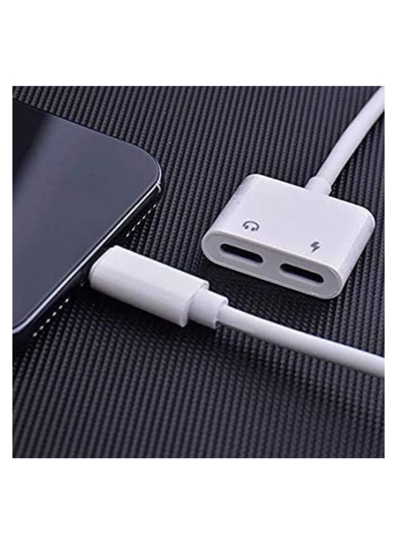 Generic 2 in 1 Lightning to 3.5mm Audio Jack and Charger Adapter for iPhone  - Image 3