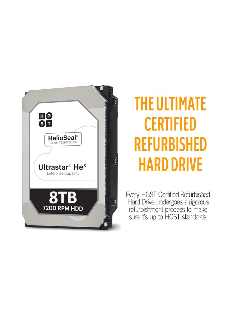 هيتاشي - هيتاشي HUH728080ALE600 0F23267 3.5 8 تيرابايت إنتربرايز 7200 دورة في الدقيقة ساتا 64 ميجا بايت - Image 1