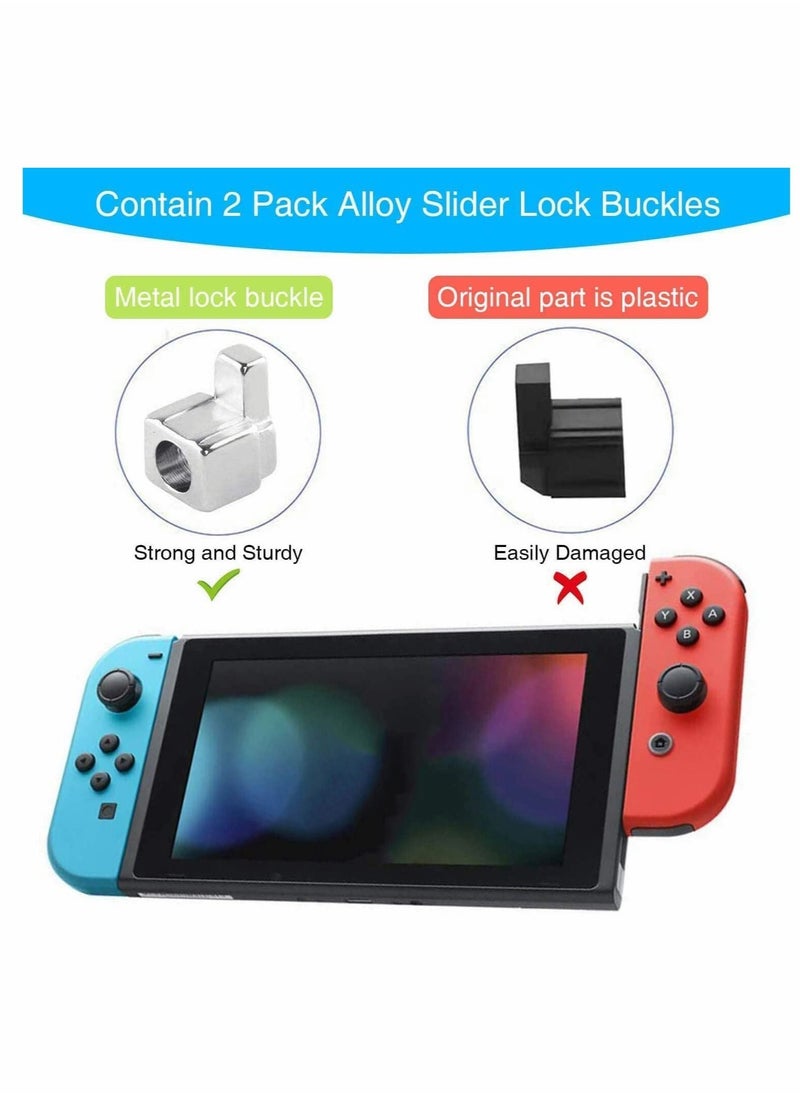 SYOSI - Joystick Replacement Repair Kit Analog Sticks Left Right Thumb Sticks for Switch Joy Con Controller Repair Tool with Thumbstick Grips Screws - Image 1