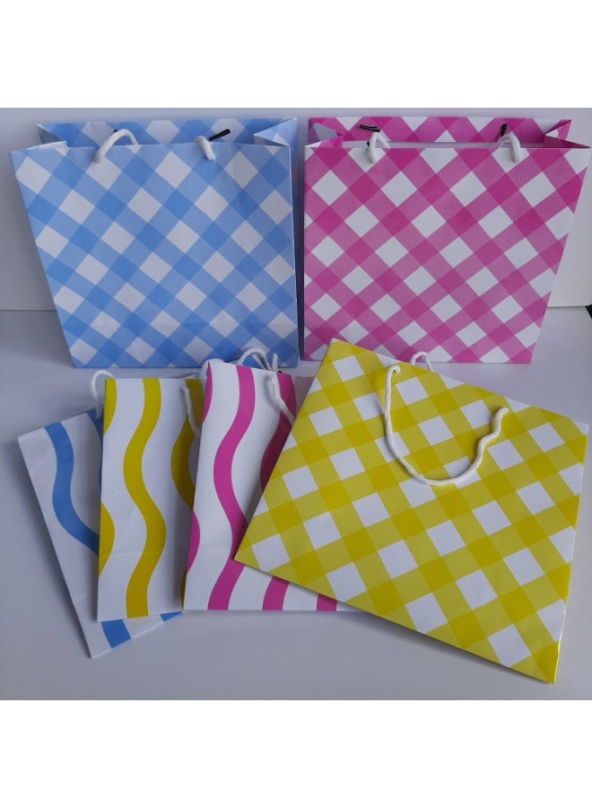 set of 6 gift bags 23*23 cm - Image 1