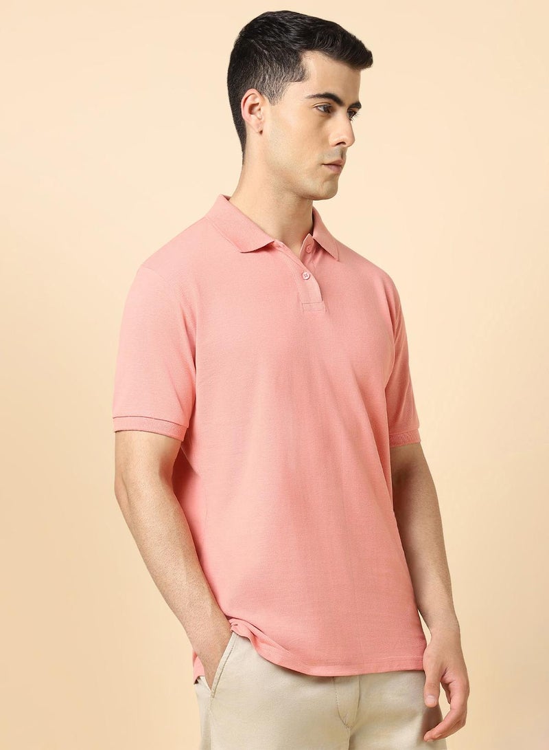 Dennis Lingo Pink T-Shirt for Men, 100% Cotton, Regular Fit  - Image 3