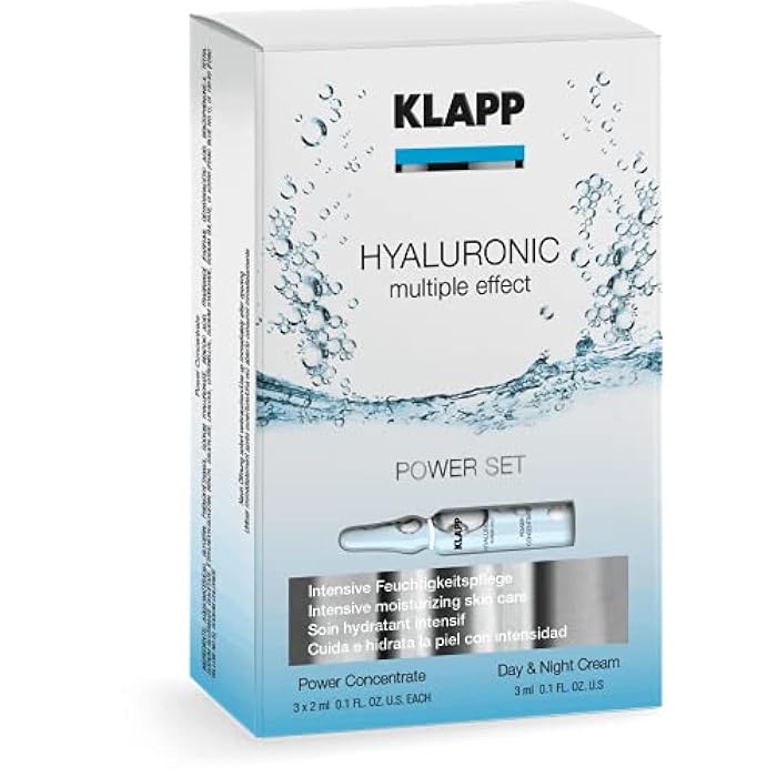 Klapp hyaluronic Power Effect Set Ampoule 3x2ml + Day & Night Cream 3ml - Image 1
