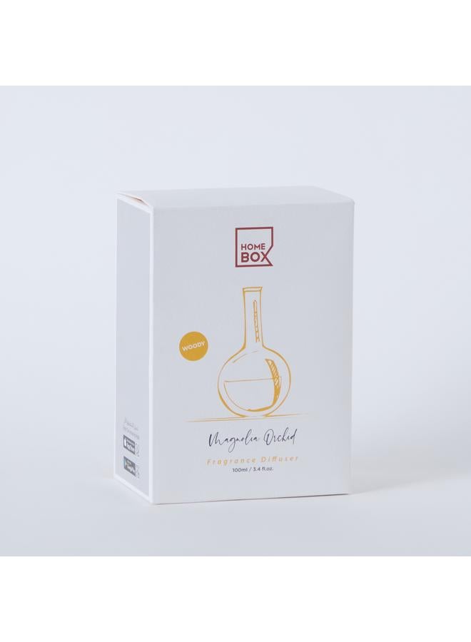 إيدين طقم ناشر أعواد عطر أوركيد ماجنوليا وإعادة تعبئة الزيت مع برطمان زجاجي 100 مل، قطعتين - Image 4