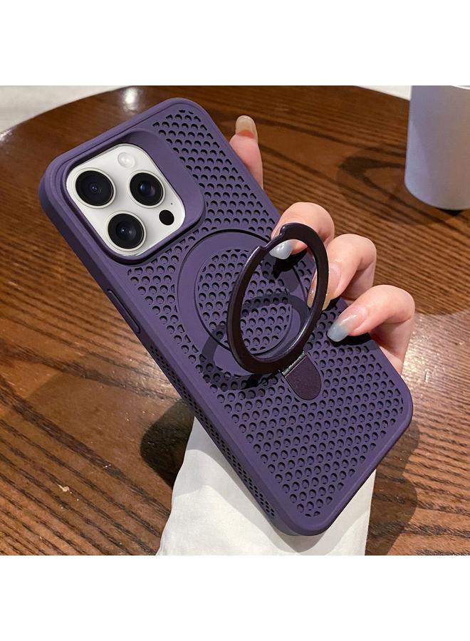 Zaboon Case For iPhone 11 Pro Max Hollow Cooling Magsafe Phone Case with Holder - Image 1