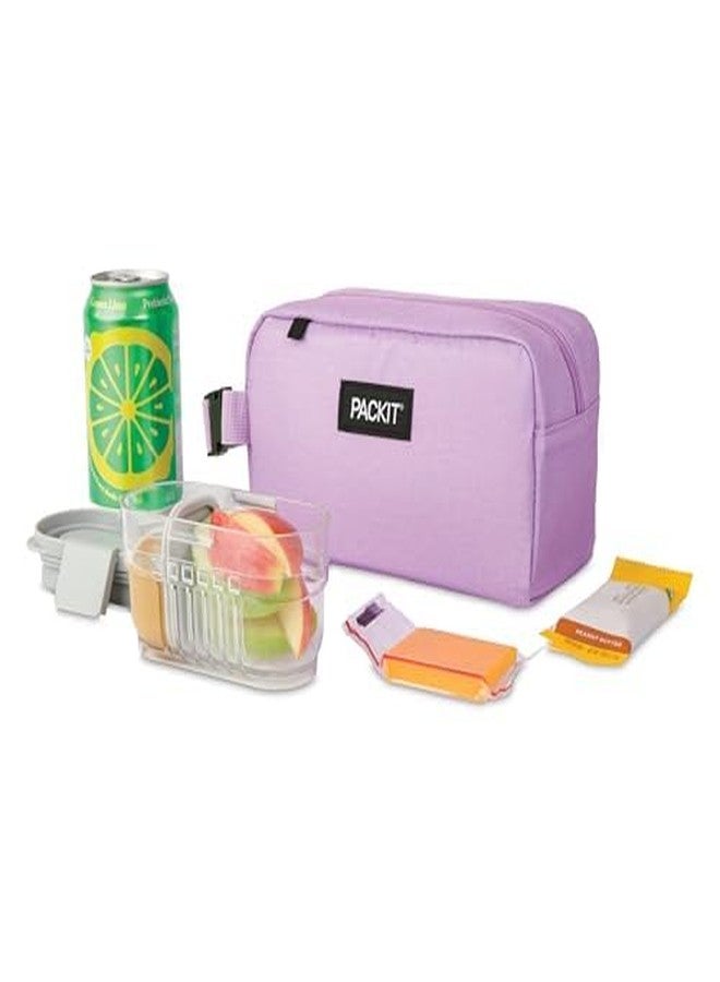 باكيت علبة وجبات خفيفة قابلة للتجميد من باك إت، برائحة الخزامى، مصنوعة بتقنية إيكوفريز، قابلة للطي، قابلة لإعادة الاستخدام، مزودة بسحاب إغلاق مع مقبض بمشبك، مصممة للوجبات الخفيفة في العمل، والوجبات الخفيفة الطازجة أثناء التنقل، للبالغين، ولجميع الأعمار. - Image 5