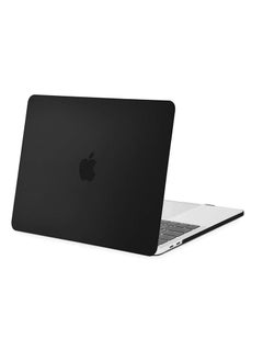 Generic MacBook Pro 13 inch Case 2022 2021 2020-2016 M2 M1 A2338 A2289 A2251 A2159 A1989 A1706 A1708 with/without Touch Bar Protective Plastic Hard Shell Case Cover Black  - Image 1