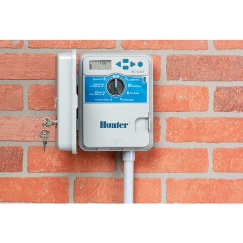 Hunter Industries Hunter XC 600 Hybrid Battery Powered Irrigation Controller 6 Zone Sprinkler Timer Indoor and Outdoor Use Waterproof Programmable Lawn and Garden Watering System - Image 3
