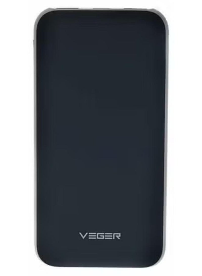 VEGER 25,000mAh High-Capacity Power Bank – 92.5W Fast Charging Portable Battery Pack | Dual USB Output, Compact External Charger for Smartphones, Tablets, Laptops & More | Heavy-Duty Mobile Power Solution for Travel, Outdoor, Office & Emergency Use – Black - Image 1