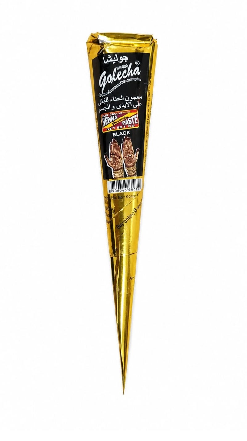 Black henna cone