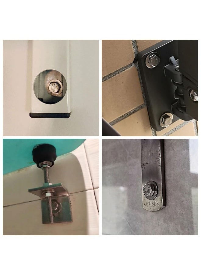 Expansion Bolts 4Pcs Stainless Steel Hex Screws Sleeve, Heavy Duty Fixing Anchors bolts Nuts for Concrete、Wall Fixings - Image 4