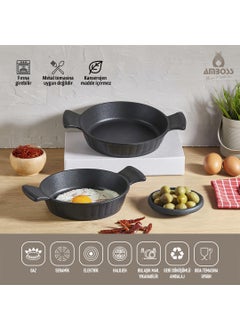 AMBOSS Daisy 2 Piece Cast Iron Pan Set (18 / 20 Cm)  - Image 1