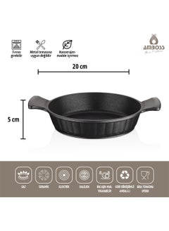 AMBOSS Daisy 2 Piece Cast Iron Pan Set (18 / 20 Cm)  - Image 3
