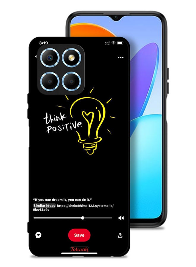 Tolwak Honor X6 Protective Case Cover Think Positive - Image 1