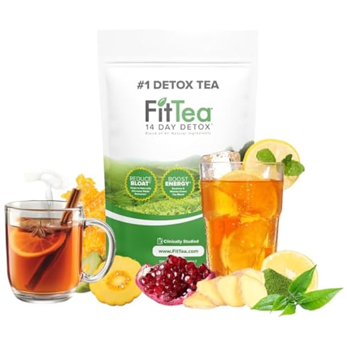 FitTea The Original 14 Day Detox Tea for Weight Loss and Belly Fat - Detox Cleanse Weight Loss Tea for Women and Men - Clinically Tested Slim Tea Detox Drink - Image 1