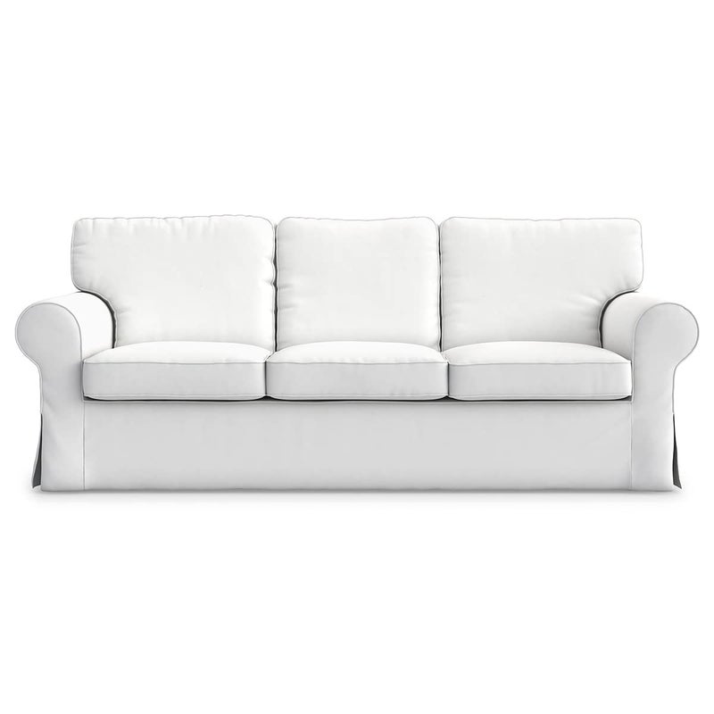 FMCTL FMCTL Ektorp Couch Cover Replacement for IKEA Ektorp 3 Seat Sofa Cover Ektorp Sofa Cover Ektorp 3 Seater Cover Only Doesnt Fit UpplandCool WhiteSofa Cover Only 