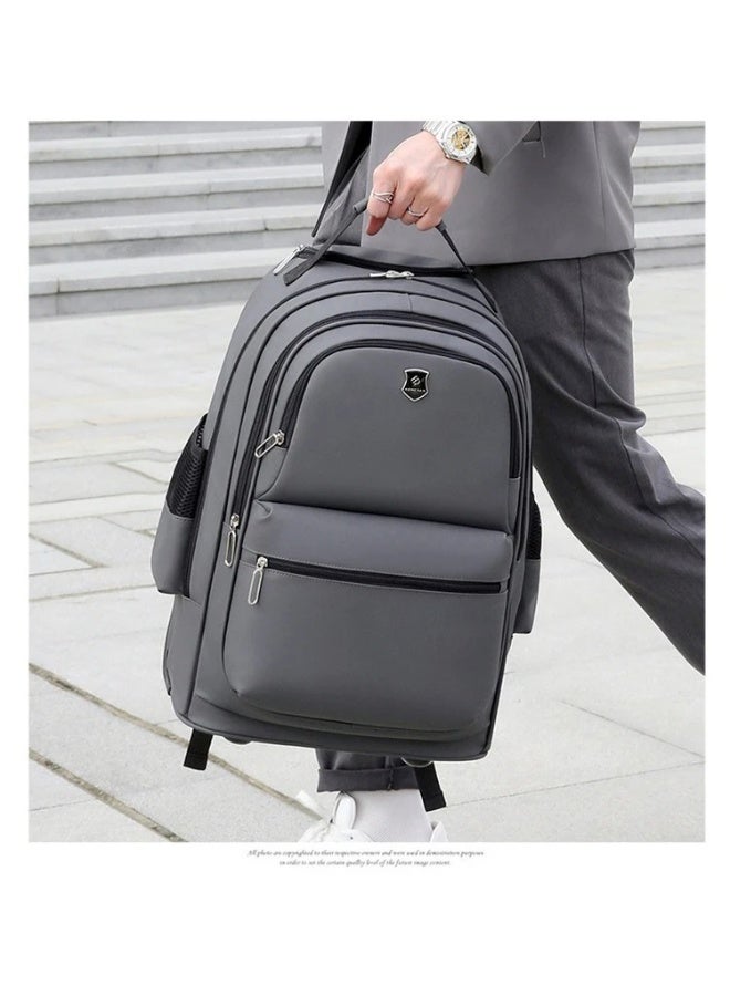 Rolling Travel Backpack with Retractable Handle â€“ 18 Inch Wheeled Business & School Laptop Bag for Men and Women, Multi-Compartment, Waterproof & Convertible Design - Image 4