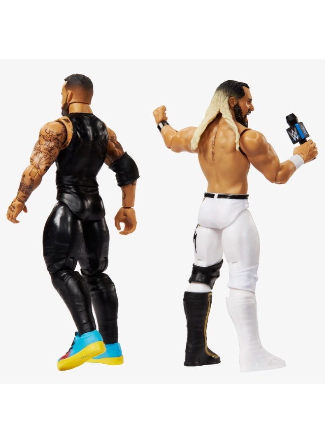 WWE Main Event Showdown CM Punk VS Seth Freakin Rollins 2-Pack JGD64 - Image 2