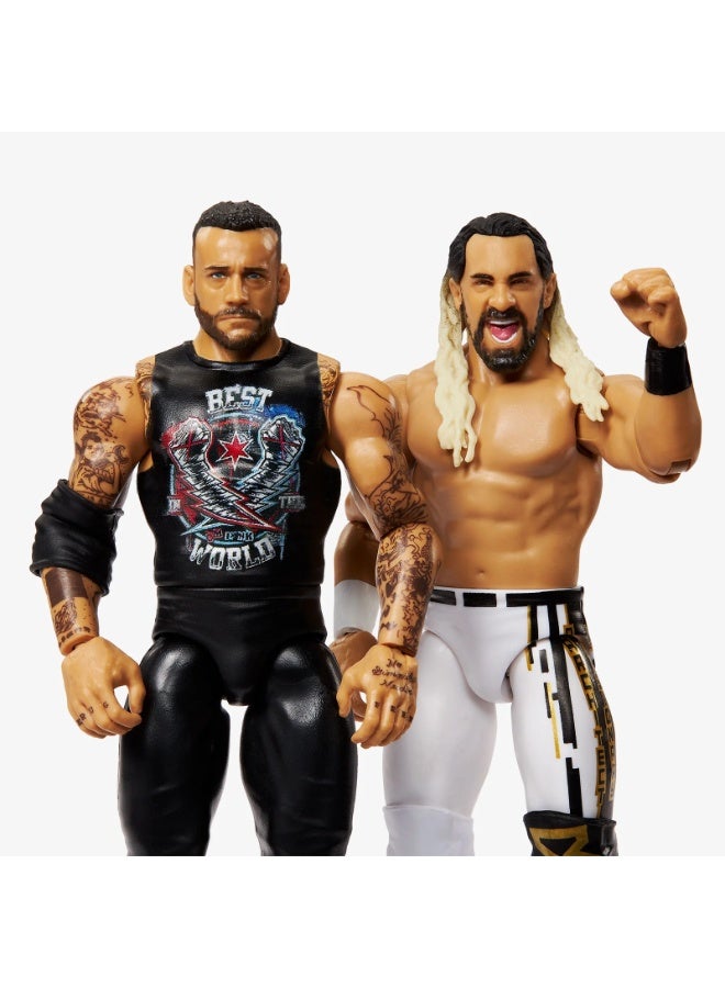 WWE Main Event Showdown CM Punk VS Seth Freakin Rollins 2-Pack JGD64 - Image 4