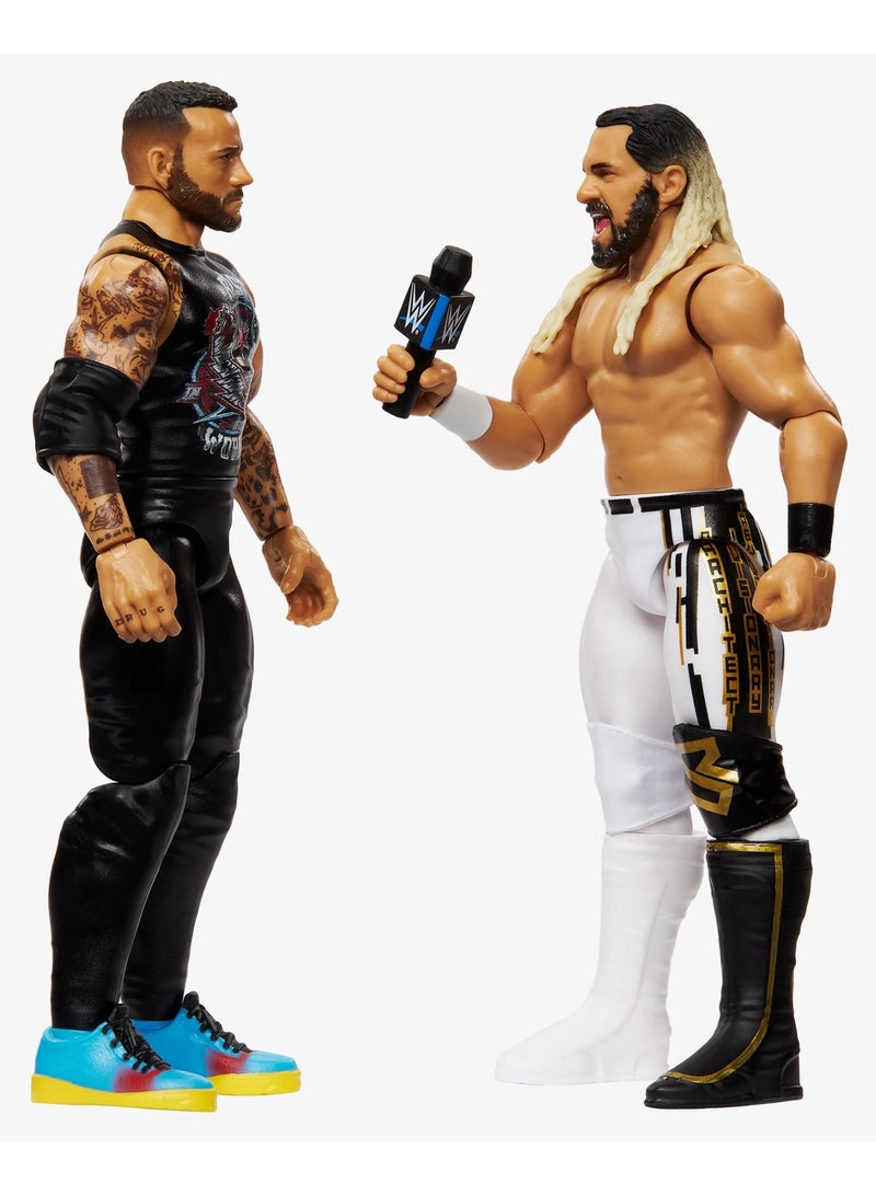 WWE Main Event Showdown CM Punk VS Seth Freakin Rollins 2-Pack JGD64 - Image 3