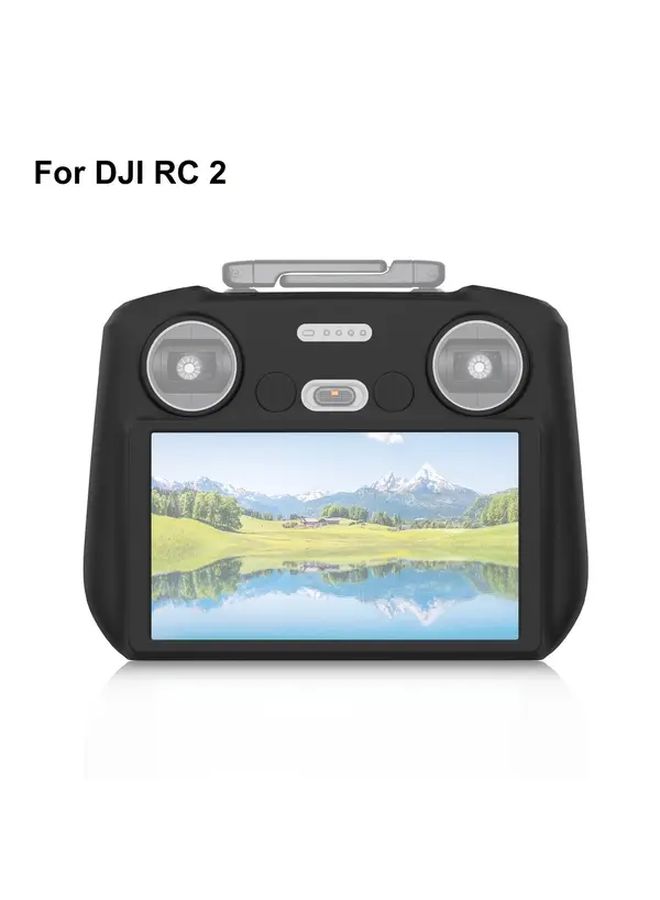 Red Silicone Protective Cover for DJI Mini 4 Pro Air 3 RC with Screen Shockproof Non Slip - Image 3