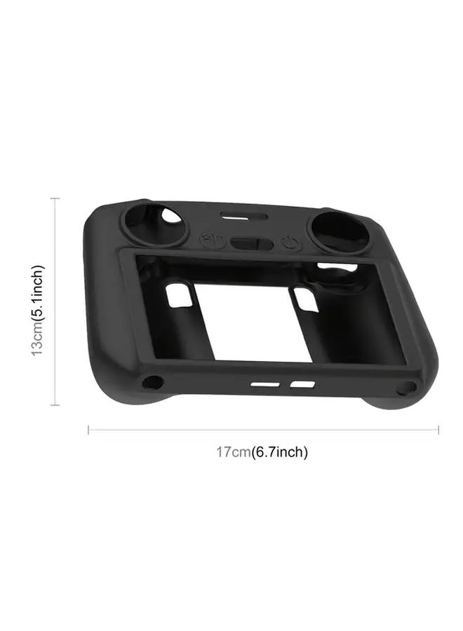 Red Silicone Protective Cover for DJI Mini 4 Pro Air 3 RC with Screen Shockproof Non Slip - Image 2