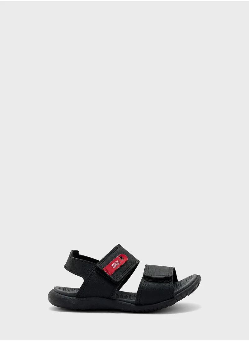 Klin Kids Logo Velcro Sandals