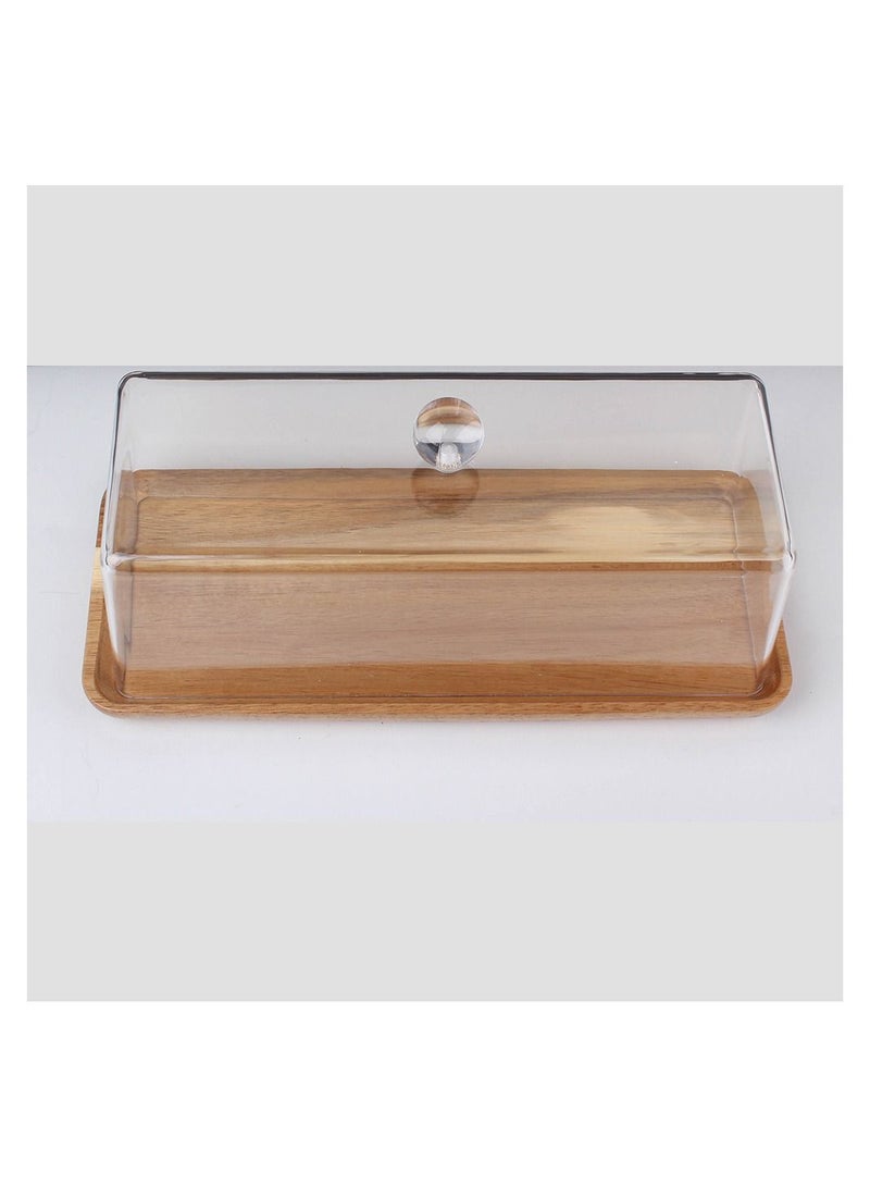 Cake case with glass cover, an elegant touch to your kitchen.  - Image 1
