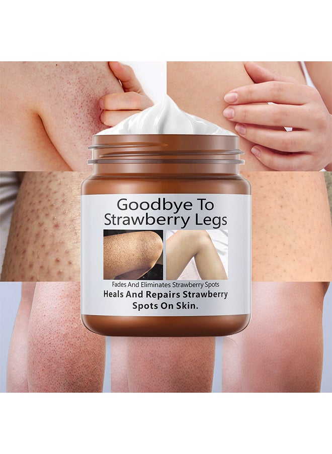 MOOYAM Strawberry Legs Treatment For Women Rough Bumpy Body Cream Lotion For Dry Skin Strawberry Skin Remover Keratosis Pilaris Treatment Moisturizing Cream Body Moisturizer For Spots Brightening Dry  - Image 2