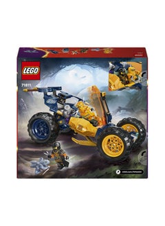LEGO Ninjago Arin’S Ninja Off-Road Buggy Car Toy Adventure Set With Dragon Figure And 4 Minifigures, Buildable Vehicle Model For Kids, Birthday Gift For Boys And Girls Aged 7 Years Old And Over (267 Pieces) 71811  - Image 3