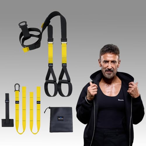Wearslim® Professional All in one Suspension Trainer | Full Body Weight Resistance System | Lightweight & Portable Fitness Equipment to Build Muscle, Burn Fat and Improve Cardio for Men and Women - Image 1