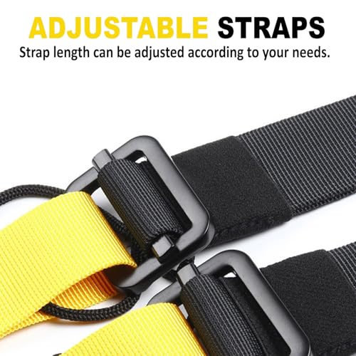 Wearslim® Professional All in one Suspension Trainer | Full Body Weight Resistance System | Lightweight & Portable Fitness Equipment to Build Muscle, Burn Fat and Improve Cardio for Men and Women - Image 5