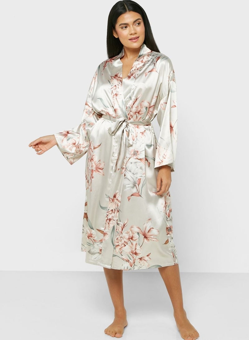 NIBEMINENT Printed Night Robe  - Image 5