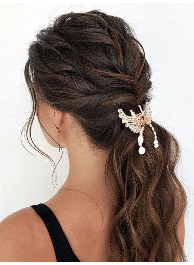 VRCT Women Embellished Butterfly Wing Hair Claw Clip - Image 5