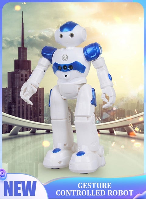 Gesture Control Programmable Robot - Smart STEM Coding Toy with AI Interaction, Rechargeable RC Robot for Kids 8+