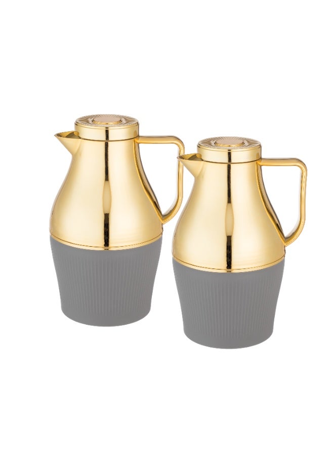 اباريك الصفا طقم ترامس شاي وقهوة 1 لتر - Image 1