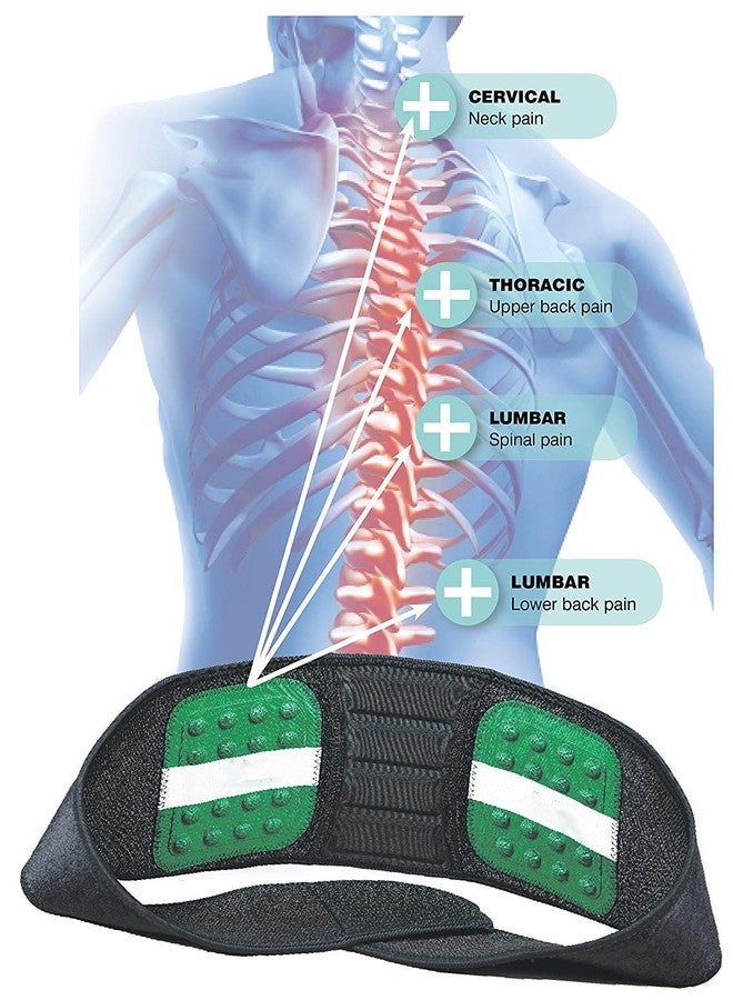 VDHJA Bio Feed Belt Adjustable Magnetic Therapy Lower Back Pain Orthopedic Lumbar Medical Belt Pain Relief Hip, Spine & Leg Pain Relief and Injury Prevention Posture Support for Man And Woman. - Image 4
