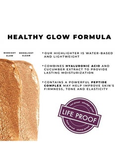 blinc Glow and Go Cream Stick Highlighter, Moonlight Gleam, Champagne, 0.1235 Oz  - Image 4