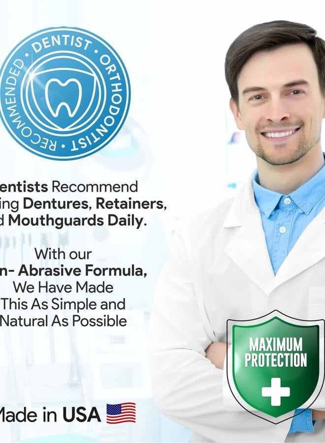 Dental Duty 120 units Overnight Retainer & Denture Cleaning Tablets- Extra Strength, Best Cleaner Removes Bad Odor, Plaque, Stains from Retainers, Night Guards, Mouth Guard, & Dental Appliances. - Image 2