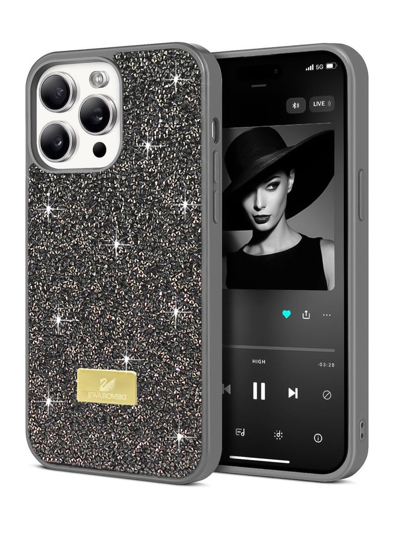 Case For iPhone 12 Pro Max Case Glitter, Sparkle Diamond Crystal Bling Case with Bling, Ultra Thin Lightweight Full Body Shockproof Anti-Scratch Protective Cover