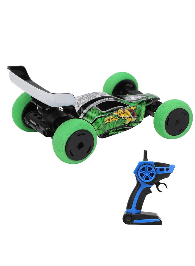 NIBEMINENT 1:32 2.4GHz Fast Speed Absorber Remote Control Wireless RC Car Model Child Kid Toy (Green)  - Image 3