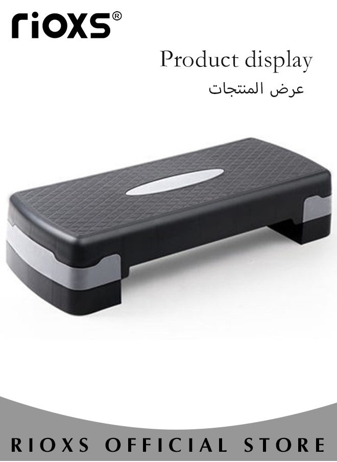 RIOXS Aerobics Steps Pedals Home Gym Exercise Steps Fitness Equipment Workout Platform Adjustable Riser Yoga Steps  - Image 5