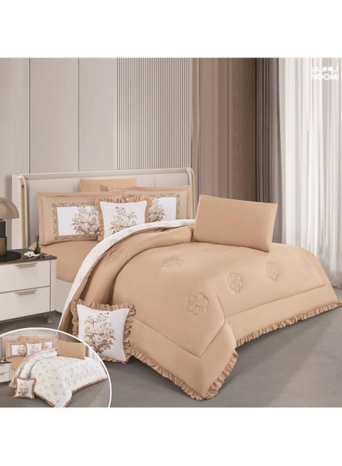 Plain double-sided double-sided bed sheet, 4 pieces, size 140 x 200 cm
